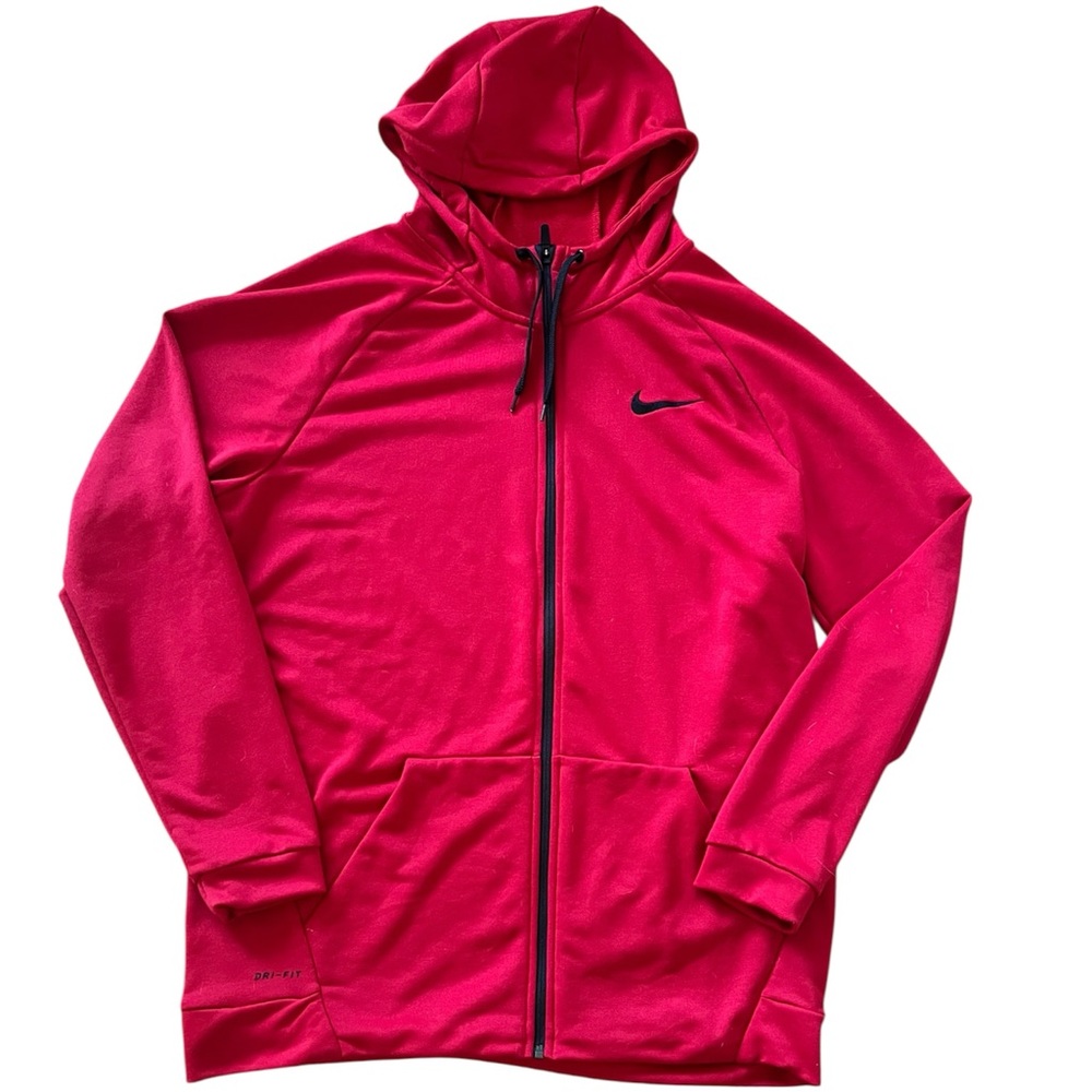 Nike Classic Red Dri Fit Zip UP Jacket  XLT